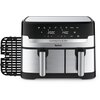 Air Fryer Frytkownica beztłuszczowa TEFAL Dual Easy Fry & Grill EY905D10 z podwójnym koszem i rusztem do grilla Możliwość mycia części w zmywarce Szuflada