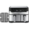 Air Fryer Frytkownica beztłuszczowa TEFAL Dual Easy Fry & Grill EY905D10 z podwójnym koszem i rusztem do grilla Możliwość mycia części w zmywarce Kratka