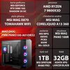 Komputer MAD DOG Powered by MSI PANO100-A01DR32 R7-9800X3D 32GB RAM 1TB SSD GeForce RTX5080 DLSS 4 Wi-Fi Procesor AMD Ryzen 7 9800X3D
