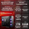 Komputer MAD DOG Powered by MSI PANO100-A01WR32WP R7-9800X3D 32GB RAM 1TB SSD GeForce RTX5080 DLSS 4 Wi-Fi Windows 11 Professional Procesor AMD Ryzen 7 9800X3D