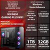 Komputer MAD DOG Powered by MSI PANO-A03WR32WH R7-7800X3D 32GB RAM 1TB SSD GeForce RTX5070Ti DLSS 4 Wi-Fi Windows 11 Home Procesor AMD Ryzen 7 7800X3D