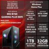 Komputer MAD DOG Powered by MSI F321R-I04WR32WH i5-14400F 32GB RAM 1TB SSD GeForce RTX5070 DLSS 4 Wi-Fi Windows 11 Home Procesor Intel Core i5-14400F