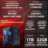 Komputer MAD DOG ENDORFY500ARGB-A22DR32V2 R7-7800X3D 32GB RAM 1TB SSD Radeon RX9070 Wi-Fi Procesor AMD Ryzen 7 7800X3D