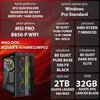 Komputer MAD DOG BQ500FX-A16WR32WPV2 R7-9800X3D 32GB RAM 2TB SSD Radeon RX9070XT Wi-Fi Windows 11 Professional Procesor AMD Ryzen 7 9800X3D