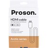 Kabel HDMI-HDMI PROSON Arctic 1 m Rodzaj Kabel