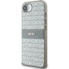 Etui DKNY Repeat Texture Pattern with Tonal Stripe do Apple iPhone 16e Beżowy Seria telefonu iPhone