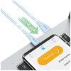 Kabel USB - USB-C USAMS Green Series SJ714 18W 1 m Niebieski Dedykowany model Urządzenia posiadające port USB Typ-C