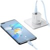 Kabel USB-C - USB-C USAMS Green Series SJ716 60W 1 m Niebieski Złącze 1 USB-C