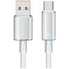 Kabel USB-A - USB-C USAMS Cloud Series US-SJ658 66W 1.2 m Biały