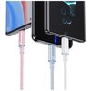 Kabel USB-A - USB-C USAMS Cloud Series US-SJ658 66W 1.2 m Biały Typ USB-A - USB Typ-C
