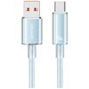 Kabel USB-A - USB-C USAMS Cloud Series US-SJ658 66W 1.2 m Niebieski