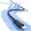 Kabel USB-A - Lightning USAMS KY Series US-SJ689 1 m Czarny Złącze 1 USB-A