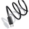 Kabel USB-C - USB-C USAMS KY Series US-SJ691 60W 1 m Czarny Obsługiwane zasilanie [W] do 60