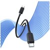 Kabel USB-C - USB-C USAMS KY Series US-SJ691 60W 1 m Czarny Złącze 2 USB-C