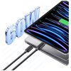 Kabel USB-C - USB-C USAMS KY Series US-SJ691 60W 1 m Czarny Dedykowany model Urządzenia zasilane portem USB Typ-C
