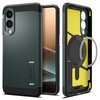 Etui SPIGEN Tough Armor MagSafe do Samsung Galaxy S25 Edge Zielony
