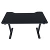 Biurko gamingowe COBRA CR4574BK Czarny Funkcje dodatkowe Ergonomiczny kształt