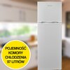 Lodówka ELECTRO-LINE BCD-138E 128.5cm Biała Liczba półek na butelki 0