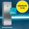 Lodówka SIEMENS KG49NSBBF No Frost 203cm Czarne satynowe szkło Liczba półek na butelki 1