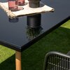 Zestaw mebli ogrodowych PATIO Luc Czarny Kolor Czarny