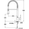 Bateria TEKA ARK 939 239391200 Chrom Rodzaj baterii Jednodźwigniowa