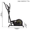 Orbitrek magnetyczny HERTZ FITNESS Gymbo 77 4kg 28cm Ćwiczone partie mięśni Klatka piersiowa