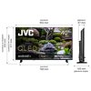 Telewizor JVC LT-40VQF54PA 40" QLED Android TV Pobór mocy (tryb czuwania) [W] 0.5