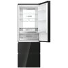Lodówka HAIER HTW7720DNGB No Frost 200.6cm 3D Czarne szkło Liczba półek na butelki 1