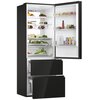 Lodówka HAIER HTW7720DNGB No Frost 200.6cm 3D Czarne szkło Liczba półek 3