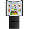Lodówka AMICA FY3269.6DFBX Side by Side No frost 180.3cm Czarna-Inox Liczba półek 4