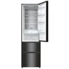 Lodówka HISENSE RM469N4AFD1 3D No Frost 200cm Czarna SmartFresh Licowane drzwi Metal Tech Cooling Funkcja Convert Liczba półek 5
