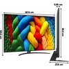 Telewizor LG 75NANO81A6A 75" LED 4K WebOS TV HDMI 2.1 Smart TV Tak