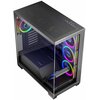 Obudowa MODECOM Volcano Stellar ARGB 8F Midi Czarny Z oknem Tak