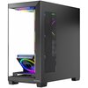 Obudowa MODECOM Volcano Stellar ARGB 8F Midi Czarny Standard płyty głównej ITX