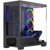 Obudowa MODECOM Volcano Stellar ARGB 8F Midi Czarny Standard płyty głównej microATX