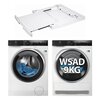 Pralka ELECTROLUX MEW4EH9Y7P SteamCare 700 9kg 1400 obr UniversalDose + Suszarka ELECTROLUX MEWD4E9C7CP + Łącznik ELECTROLUX E1WYHSK1