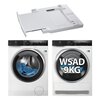 Pralka ELECTROLUX MEW4EH9Y7P SteamCare 700 9kg 1400 obr UniversalDose + Suszarka ELECTROLUX MEWD4E9C7CP + Łącznik AEG A1WYHSK1