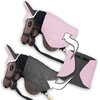 Derka i nauszniki SKIPPI Hobby Horse GAD03138 Różowo-szary Materiał Poliester