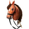 Koń na kiju SKIPPI Hobby Horse GAD03012 A3 Brązowy Rozmiar A3
