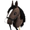 Koń na kiju SKIPPI Hobby Horse GAD03017 A3 Ciemnobrązowy Rozmiar A3