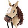 Koń na kiju SKIPPI Hobby Horse GAD03146 A3 Beżowo-brązowy Rozmiar A3