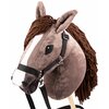 Koń na kiju SKIPPI Hobby Horse GAD02985 A3 Kasztanowy Rozmiar A3