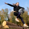 Koń na kiju SKIPPI Hobby Horse GAD02984 A3 Szary Wypełnienie Włókno silikonowe