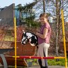 Koń na kiju SKIPPI Hobby Horse GAD03023 A3 Czarno-biały Długość kija [cm] 30