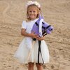 Koń na kiju SKIPPI Hobby Horse GAD03082 A5 Fioletowy Wypełnienie Włókno silikonowe