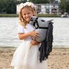 Koń na kiju SKIPPI Hobby Horse GAD03080 A5 Szary Wiek 3+
