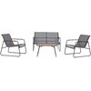 Zestaw mebli ogrodowych PATIO Harlem 47561 Antracyt