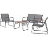 Zestaw mebli ogrodowych PATIO Harlem 47561 Antracyt Liczba miejsc 4