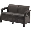 Sofa ogrodowa KETER Corfu II Love 258973 Grafit