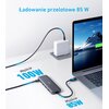 Hub ANKER A8355H11 5w1 USB Typu C, Pasywny Liczba portów wyjściowych [szt.] 5